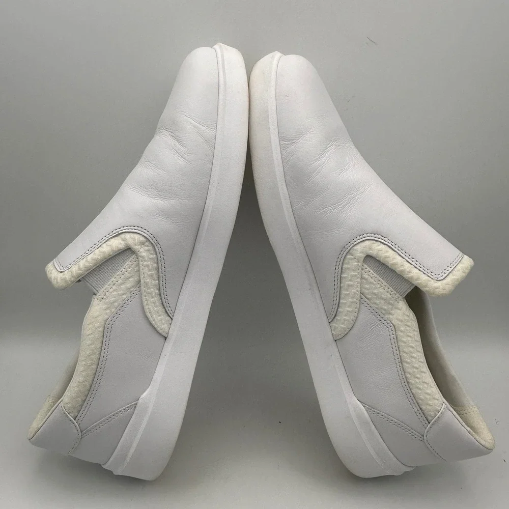 Cole Haan Grand Series‎ White Leather Slip On Sneakers Women Size 9.5 B